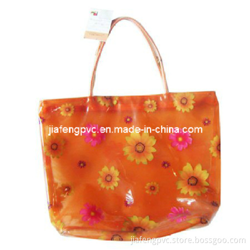PVC Shopping/Beach Bag of Orange